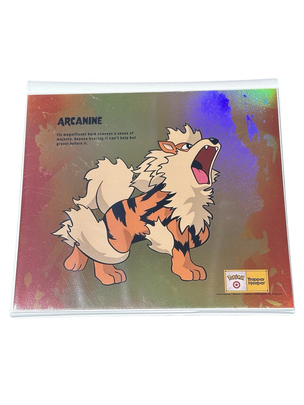 Target x Pokemon Trapper Keeper Arcanine 30th Anniversary NEW